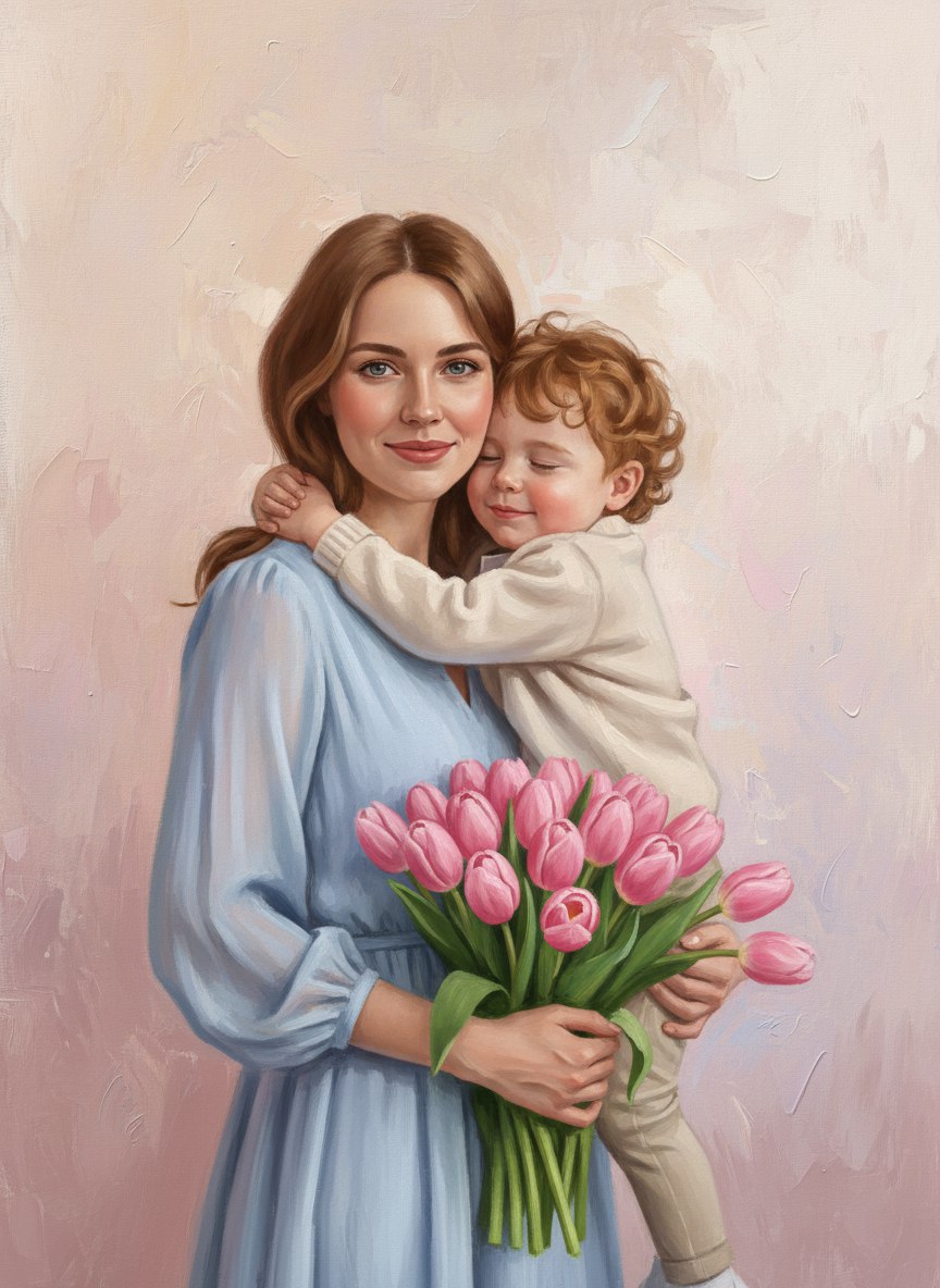 Мама и сын